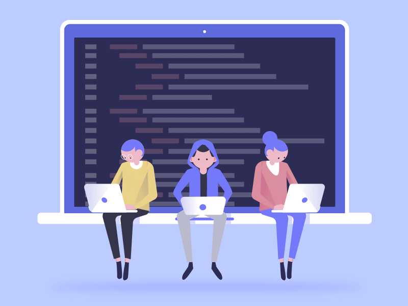 news website development gif