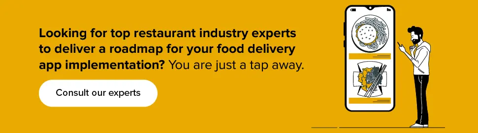 food ordering app development cta