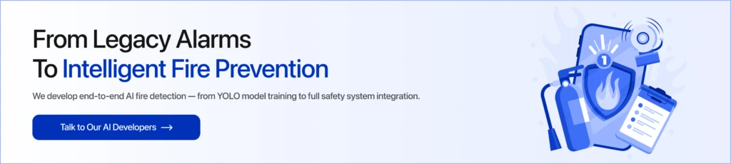 ai fire and smoke detection system development services