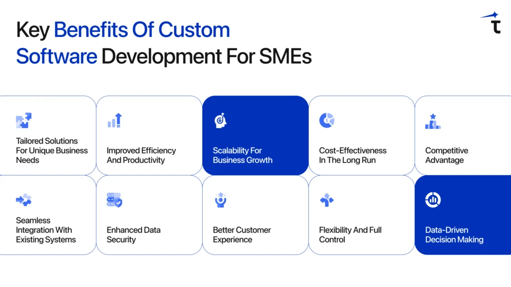 Key Benefits of Custom Software Development for SMEs