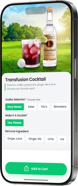establish tracking and seamless order tracking- club grub