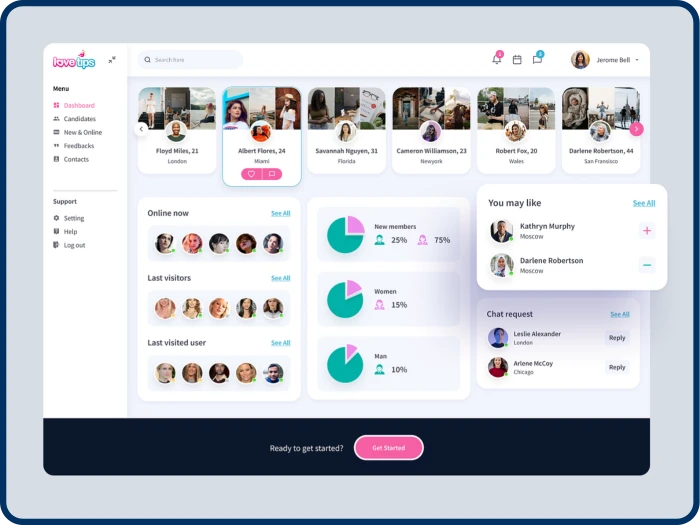 dating app admin