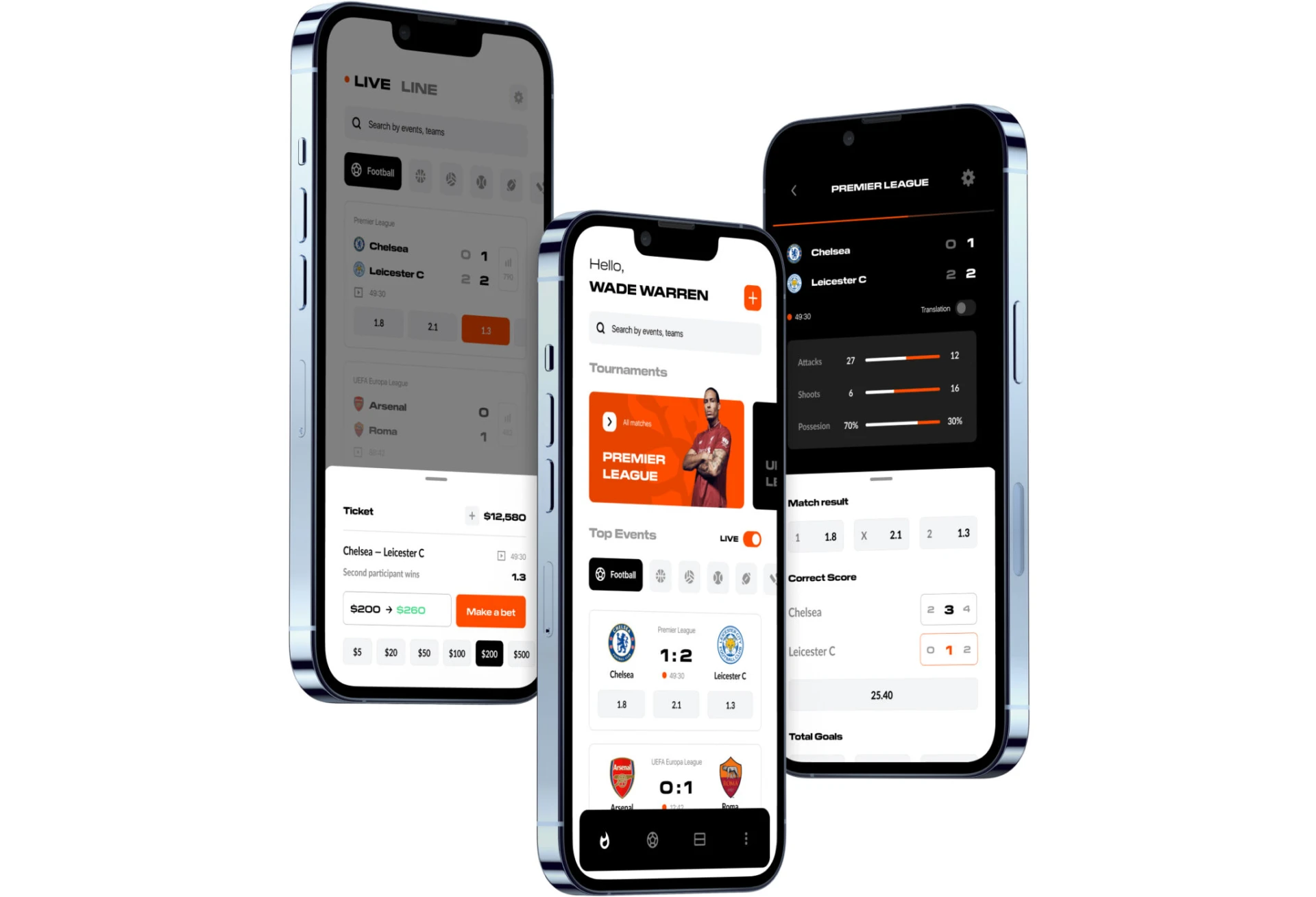 sport betting app customer