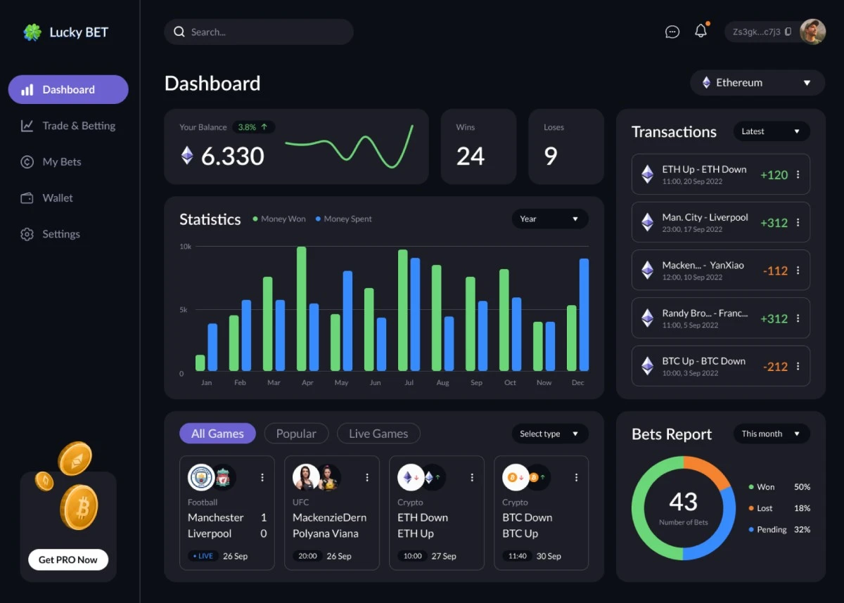 sports betting app admin