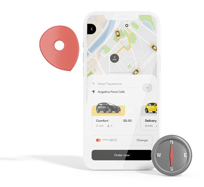 taxi booking app development