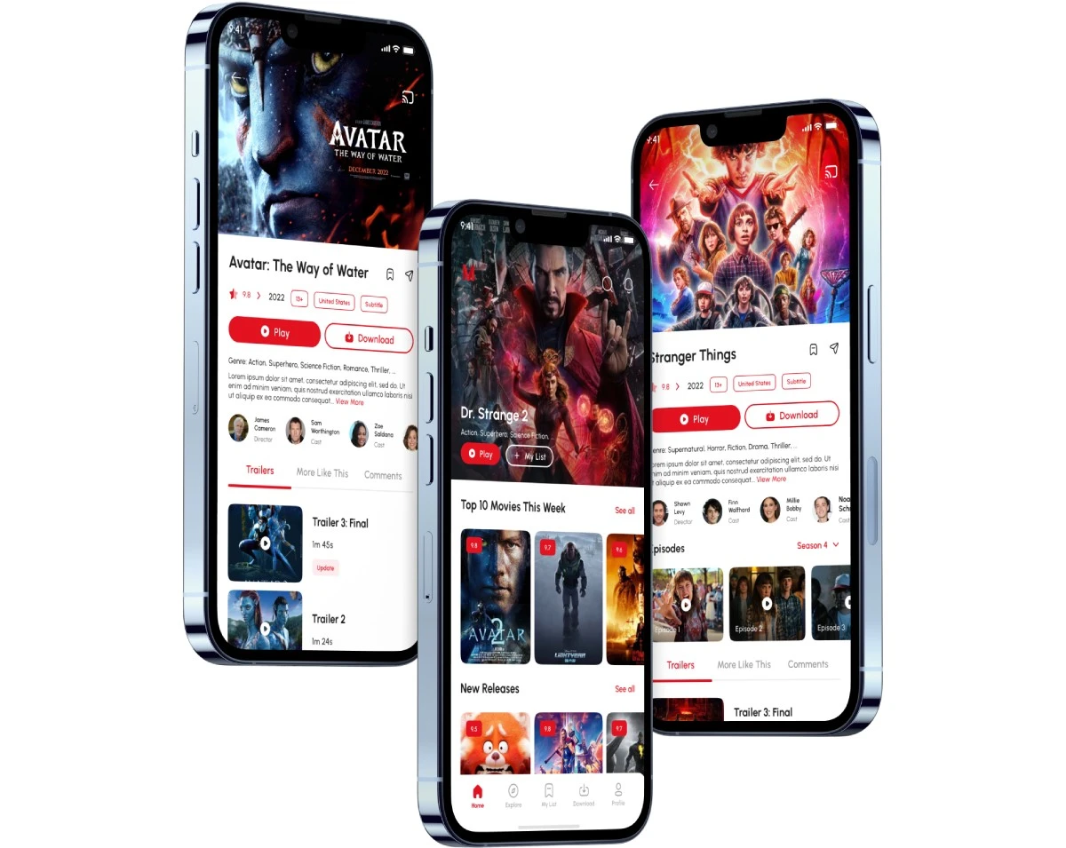 video streaming app customer